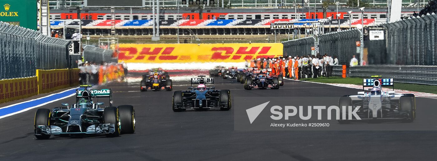 2014 Formula 1 Russian Grand Prix. Race
