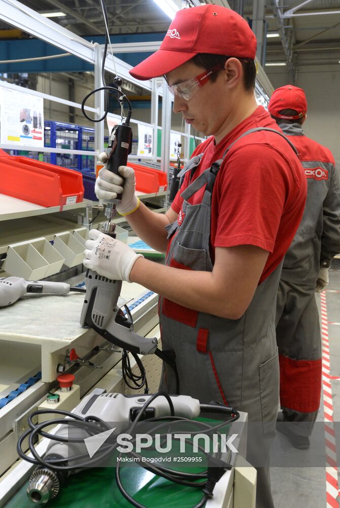 Interskol plant opens in Tatarstan