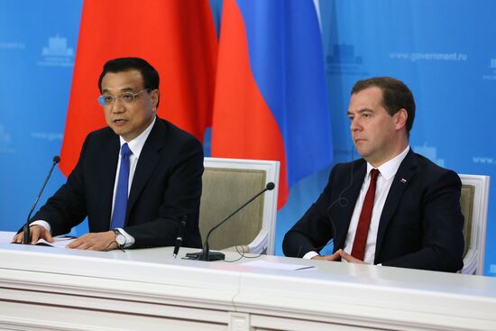 Dmitry Medvedev's meeting with Li Keqiang