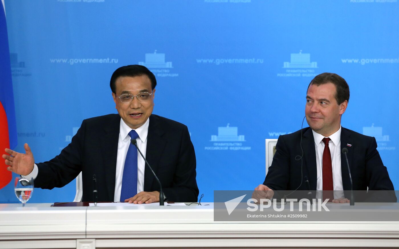 Dmitry Medvedev's meeting with Li Keqiang