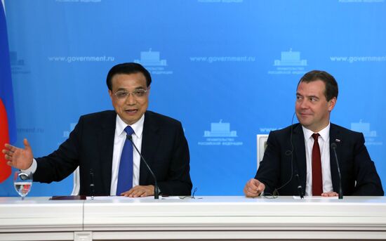 Dmitry Medvedev's meeting with Li Keqiang