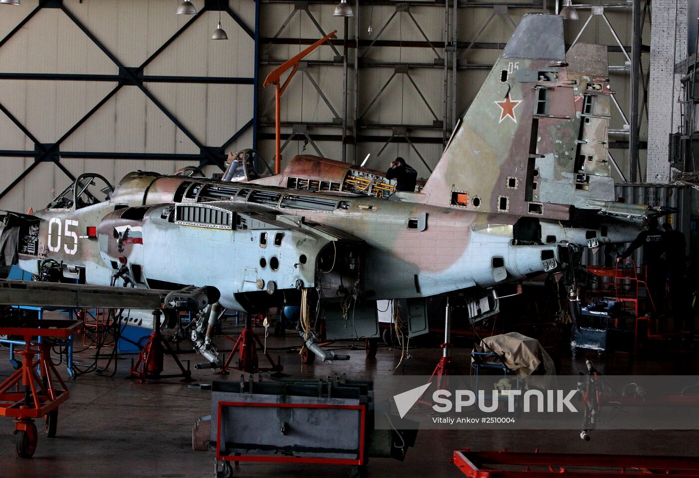 Work of aircraft repair plant in Primorye Region