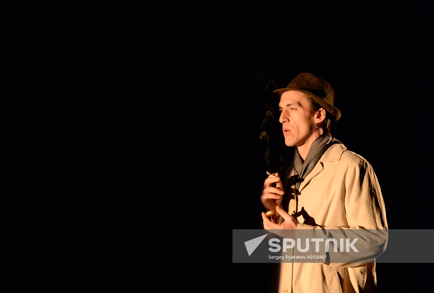 Dress rehearsal of "Dedicated to Yalta" play