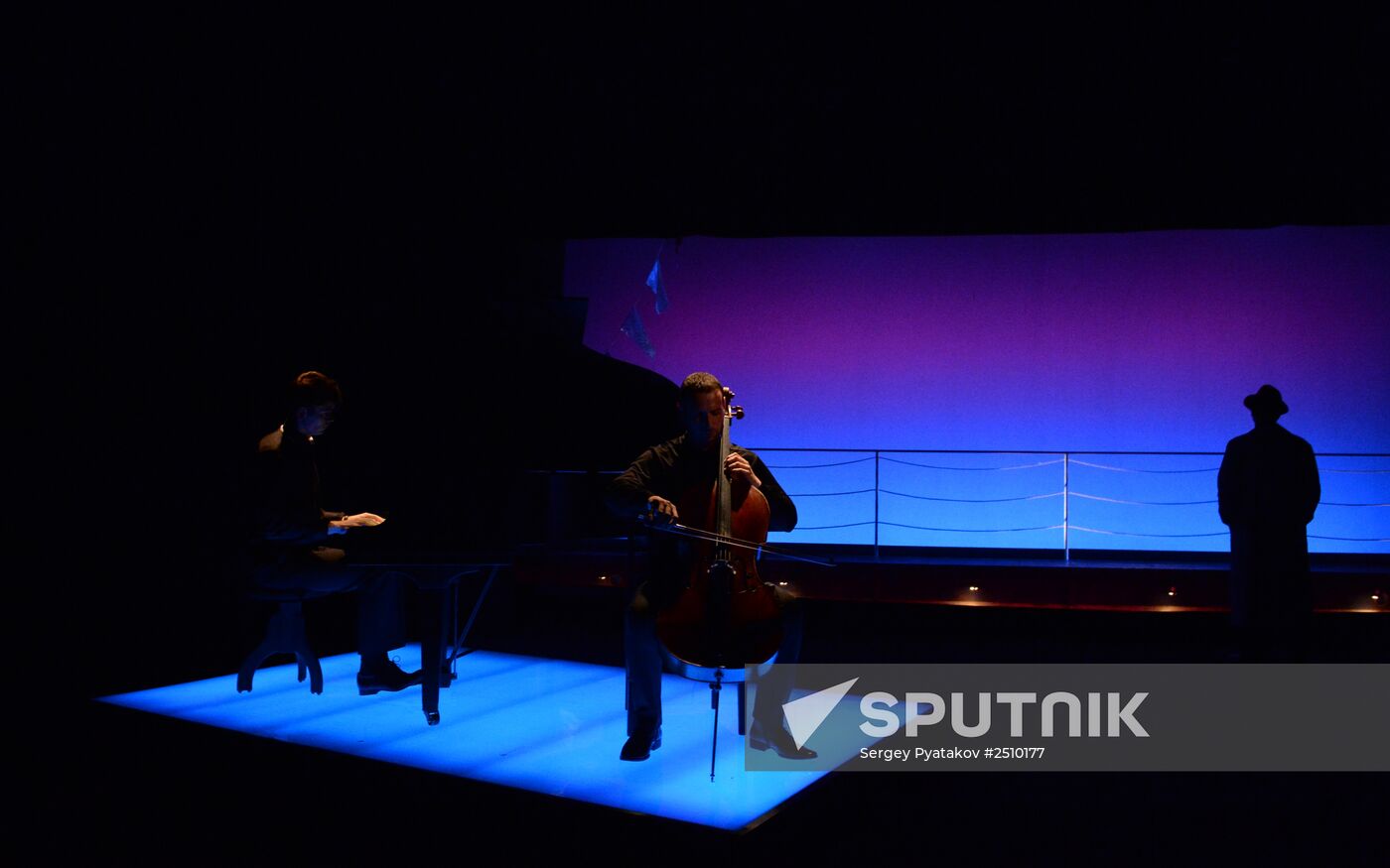 Dress rehearsal of "Dedicated to Yalta" play