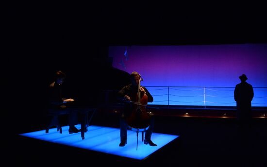 Dress rehearsal of "Dedicated to Yalta" play