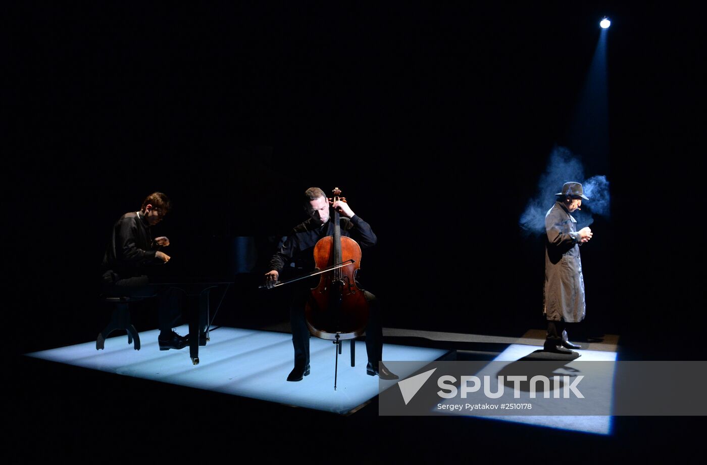 Dress rehearsal of "Dedicated to Yalta" play