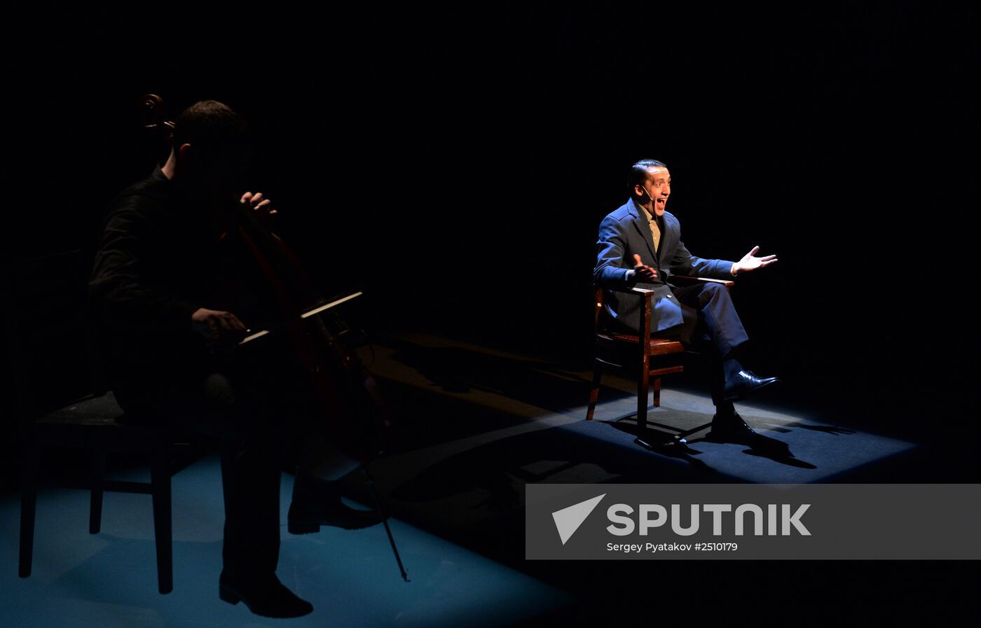 Dress rehearsal of "Dedicated to Yalta" play