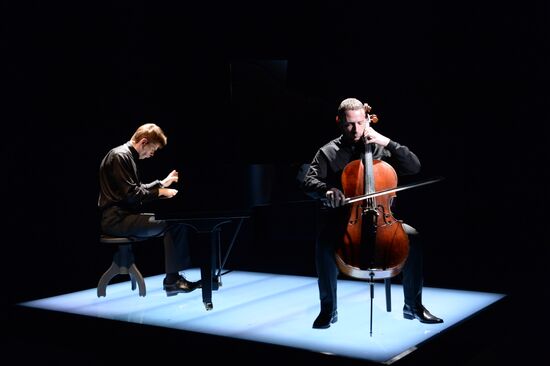 Dress rehearsal of "Dedicated to Yalta" play