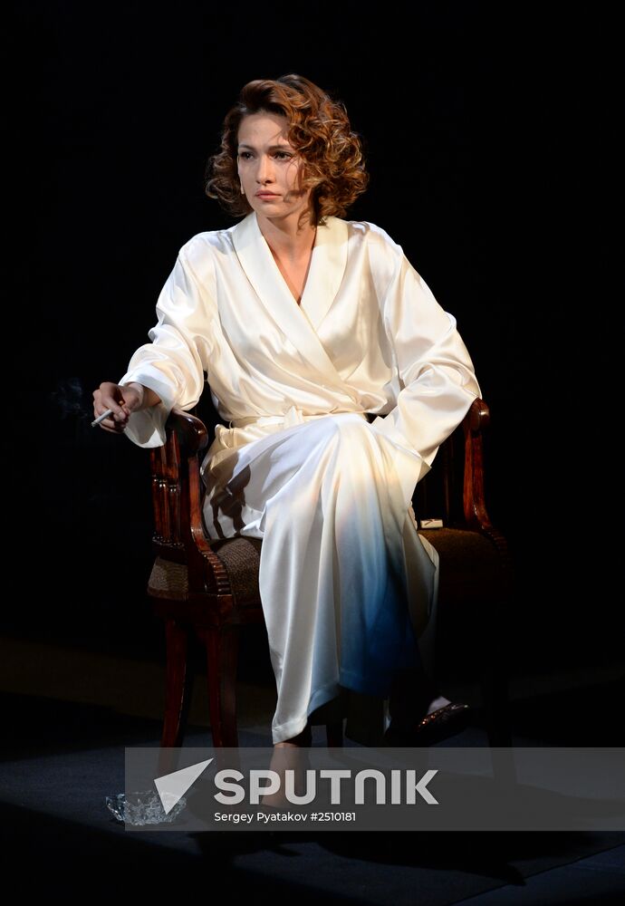 Dress rehearsal of "Dedicated to Yalta" play