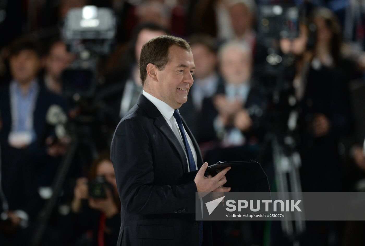 Dmitry Medvedev attends Open Innovations forum