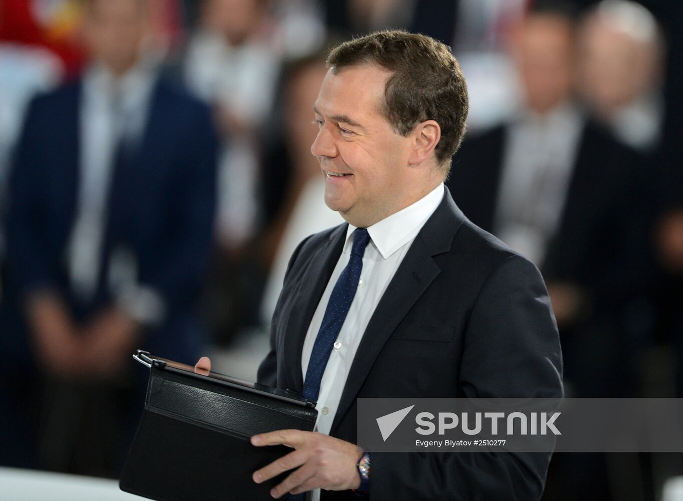 Dmitry Medvedev attends Open Innovations forum