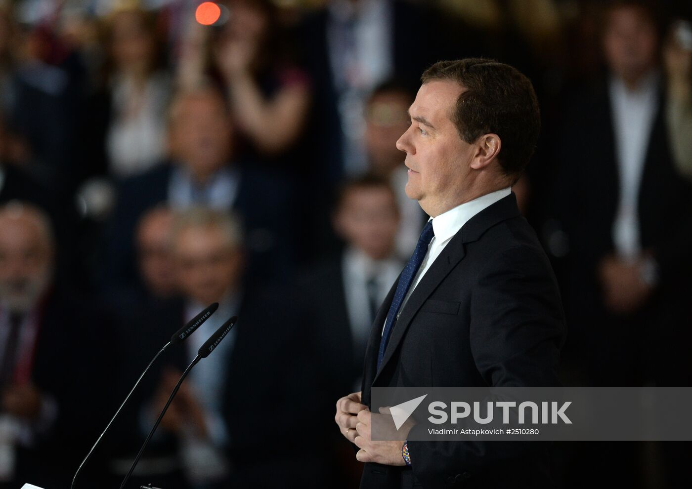 Dmitry Medvedev attends Open Innovations forum