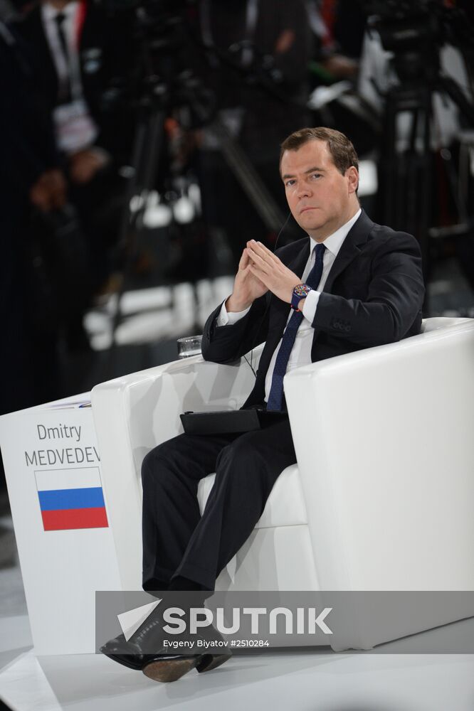 Dmitry Medvedev attends Open Innovations forum