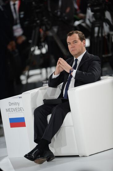 Dmitry Medvedev attends Open Innovations forum