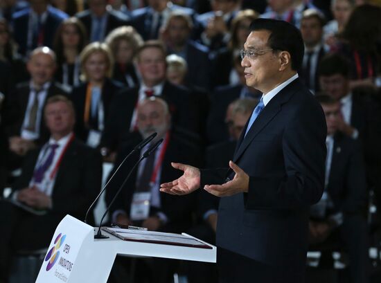 Dmitry Medvedev attends Open Innovations forum