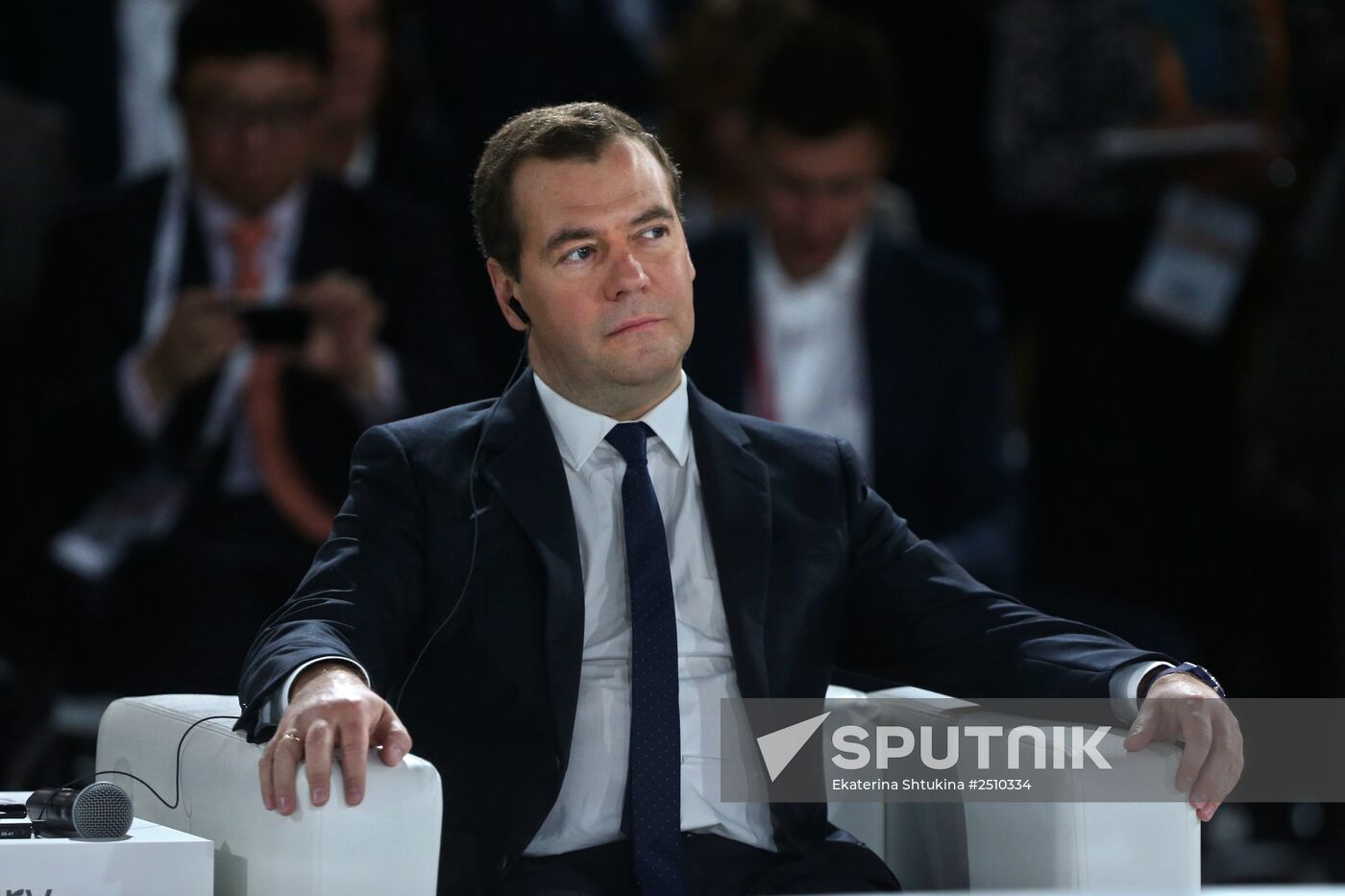 Dmitry Medvedev attends Open Innovations forum