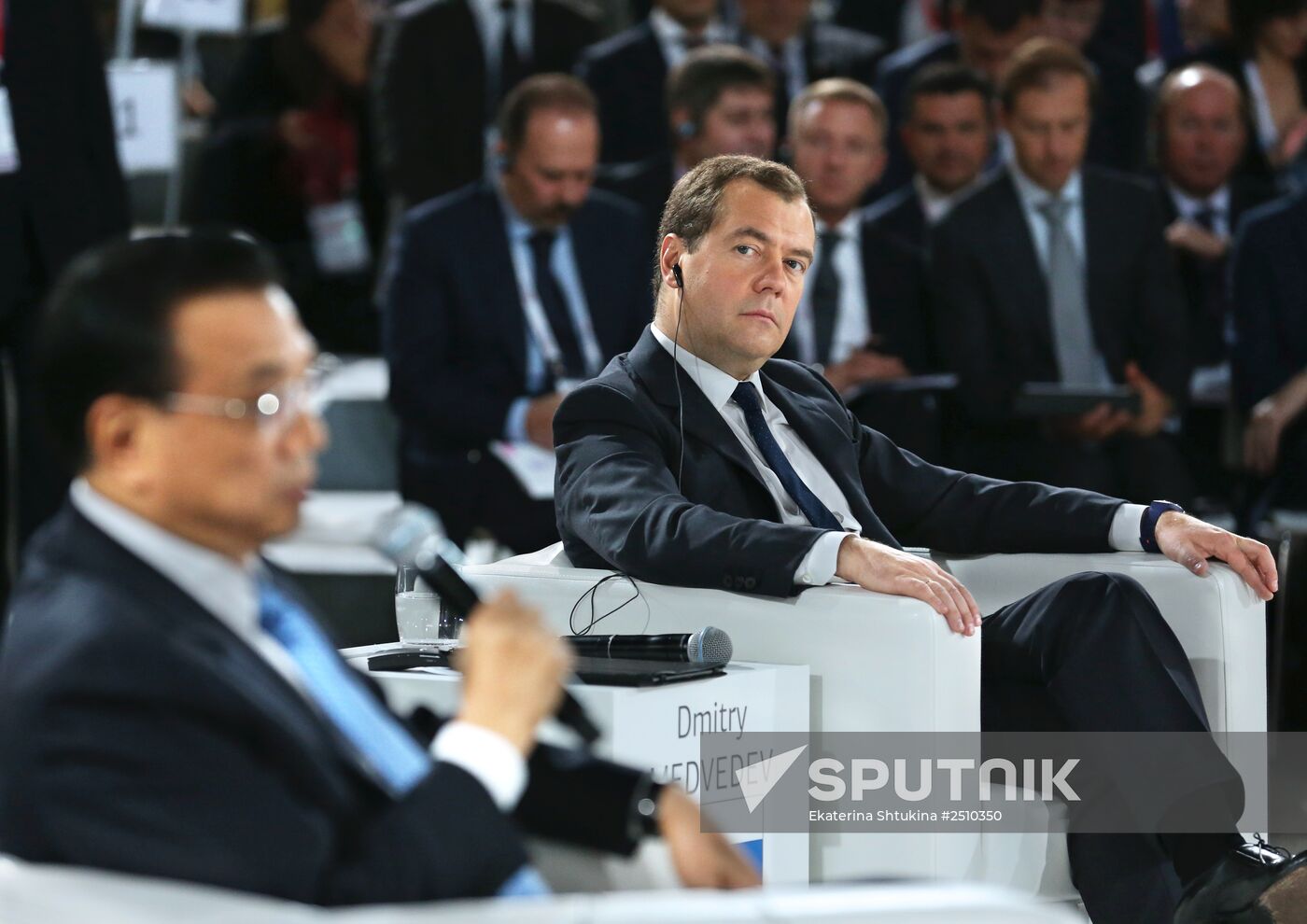 Dmitry Medvedev attends Open Innovations forum
