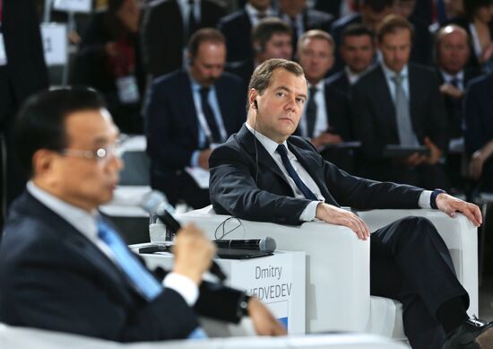 Dmitry Medvedev attends Open Innovations forum