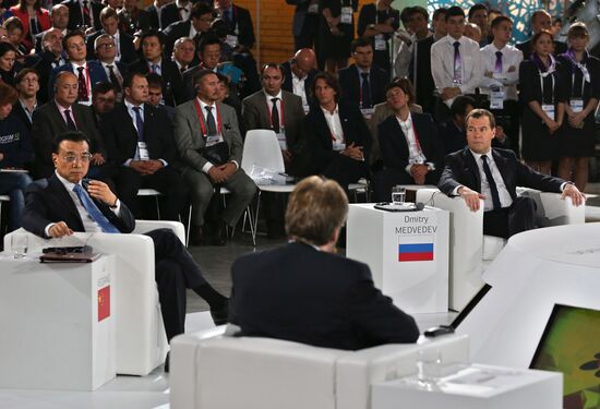 Dmitry Medvedev attends Open Innovations forum