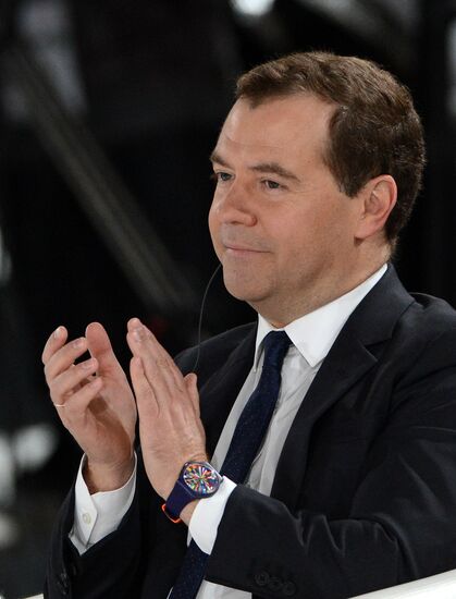 Dmitry Medvedev attends Open Innovations forum