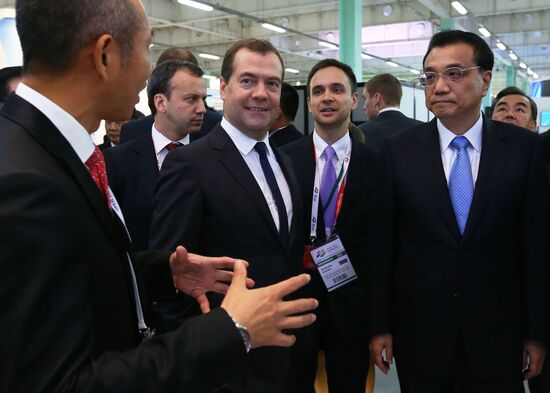 Dmitry Medvedev attends Open Innovations forum