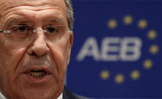 Foreign Minister Sergey Lavrov meets with AEB member companies