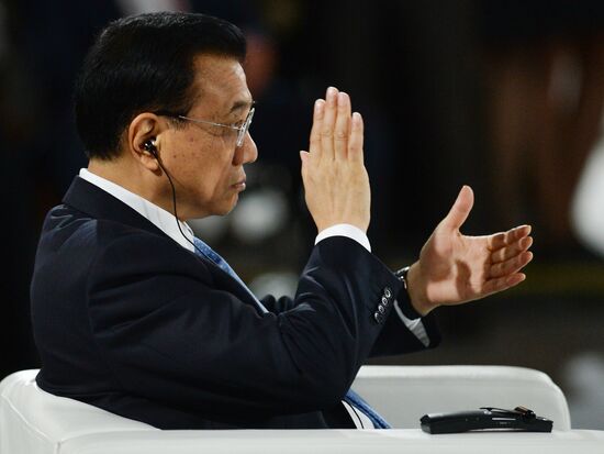 Dmitry Medvedev, Li Keqiang attend Open Innovations forum