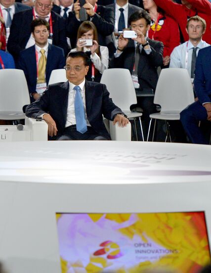 Dmitry Medvedev, Li Keqiang attend Open Innovations forum