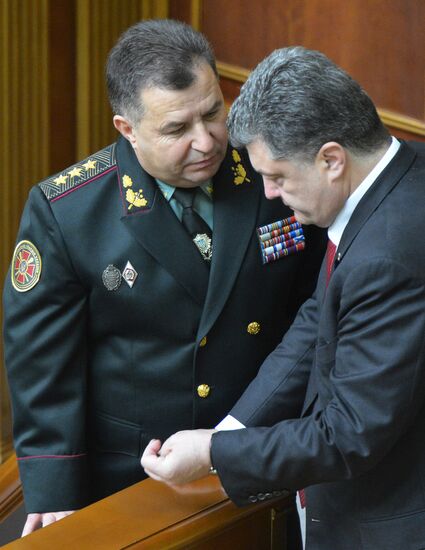 Verkhovna Rada endorses Poltorak's appointment as defense minister