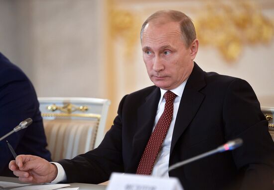 Vladimir Putin conducts meeting of Council on Civil Society Development