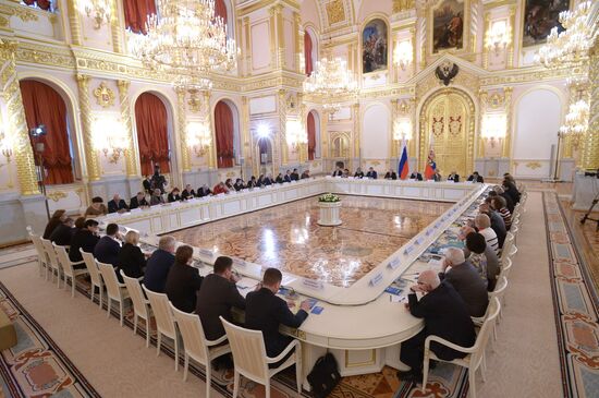 Vladimir Putin conducts meeting of Council on Civil Society Development