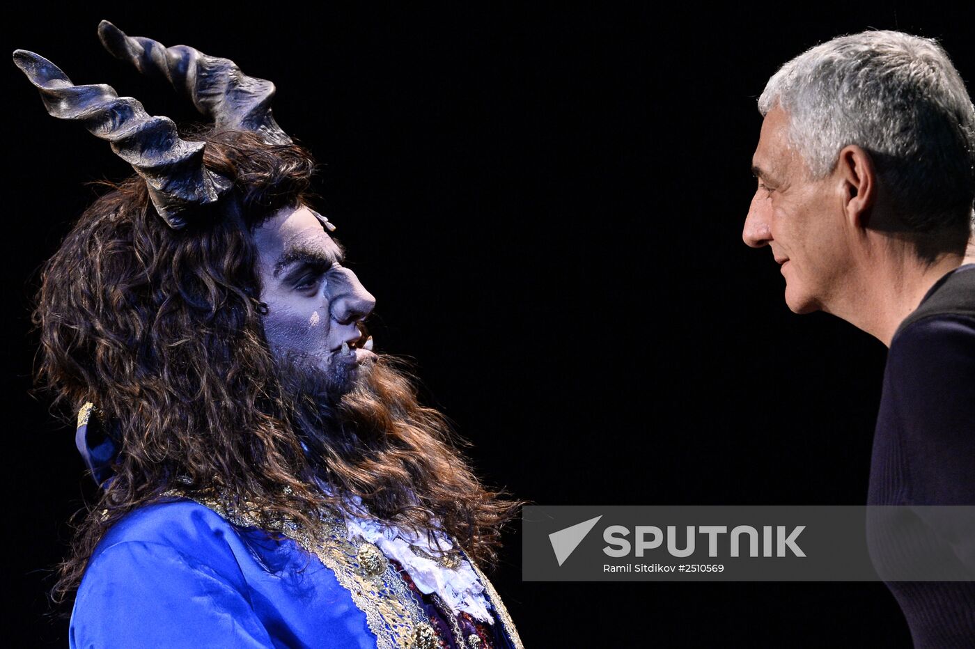 Rehearsal of Beauty and the Beast musical