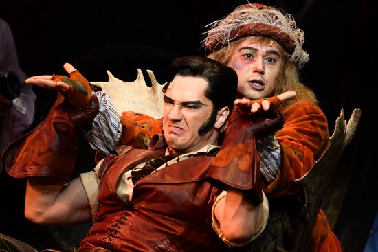 Rehearsal of “Beauty and the Beast" musical