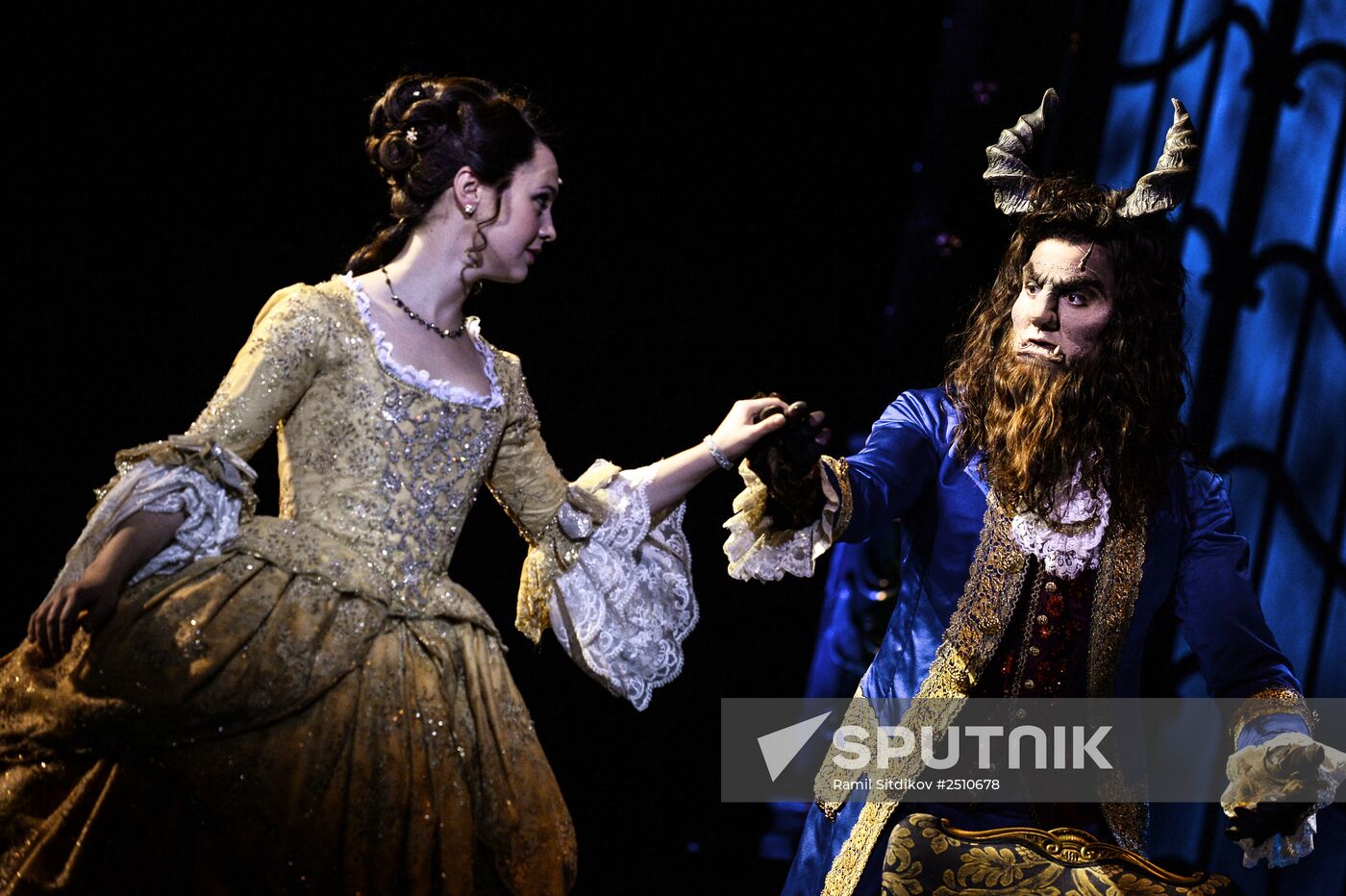 Rehearsal of Beauty and the Beast musical