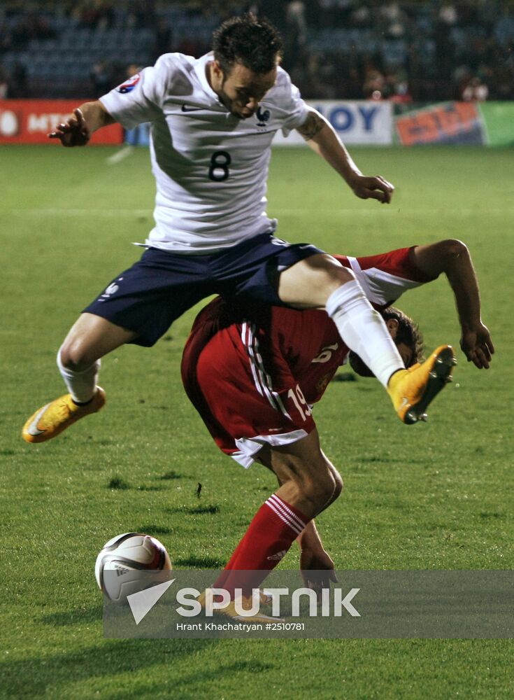 Football. Friendly match. Armenia vs. France