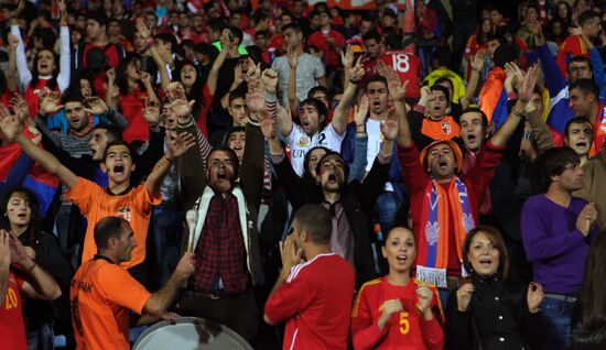 Football. Friendly match. Armenia vs. France