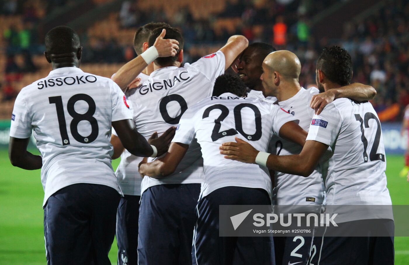 Football. Friendly match. Armenia vs. France