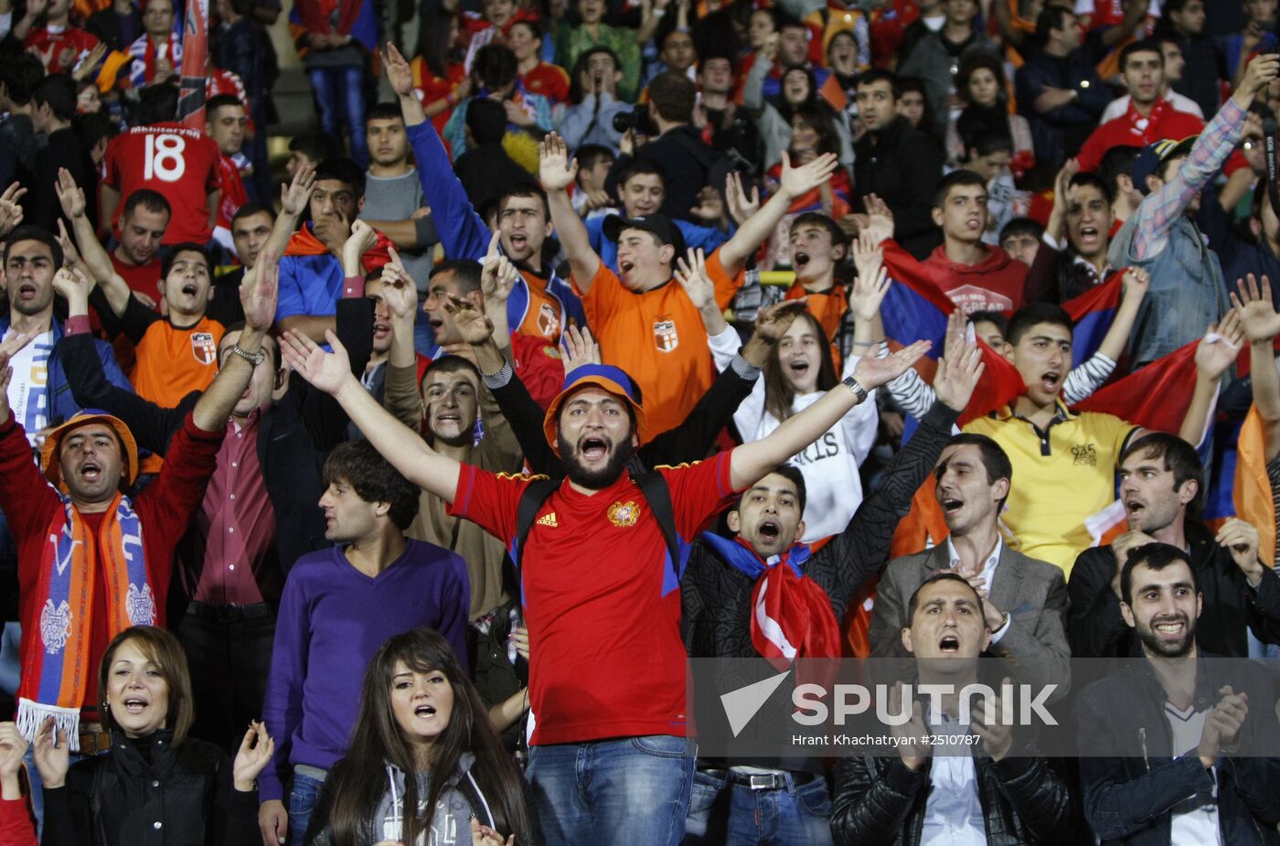 Football. Friendly match. Armenia vs. France