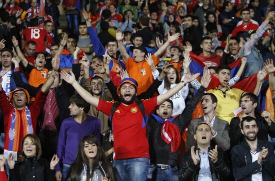 Football. Friendly match. Armenia vs. France