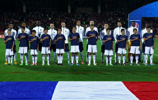 Football. Friendly match. Armenia vs. France
