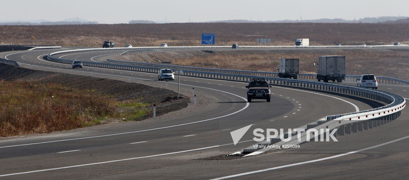 Rebuilding the Vladivostok -- Khabarovsk federal motorway