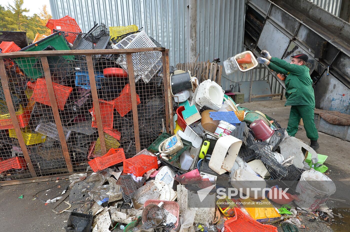 Sorting and recycling household waste in Chelyabinsk region