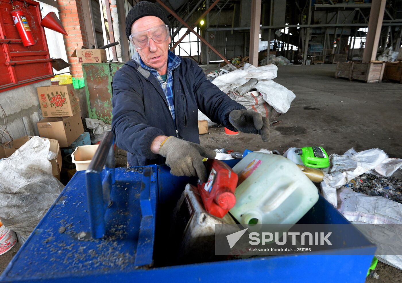 Sorting and recycling household waste in Chelyabinsk region