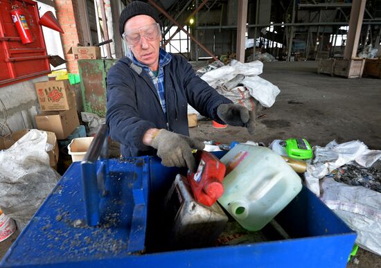 Sorting and recycling household waste in Chelyabinsk region