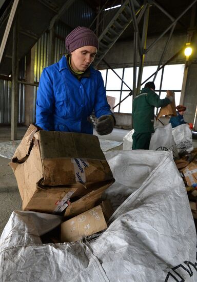 Sorting and recycling household waste in Chelyabinsk region
