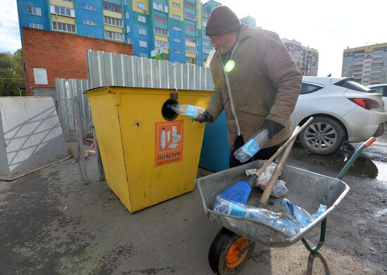 Sorting and recycling household waste in Chelyabinsk region