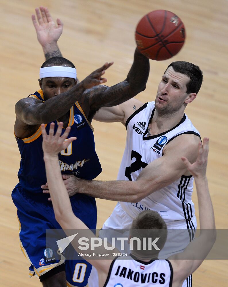 Eurocup Basketball. Khimki vs. VEF Riga