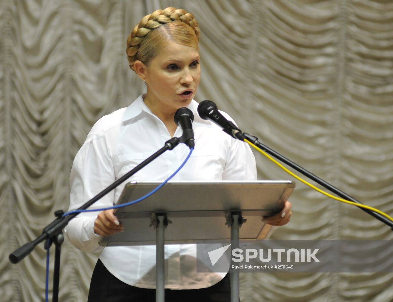 Parliamentary elections in Ukraine. Candidates meet with electorate