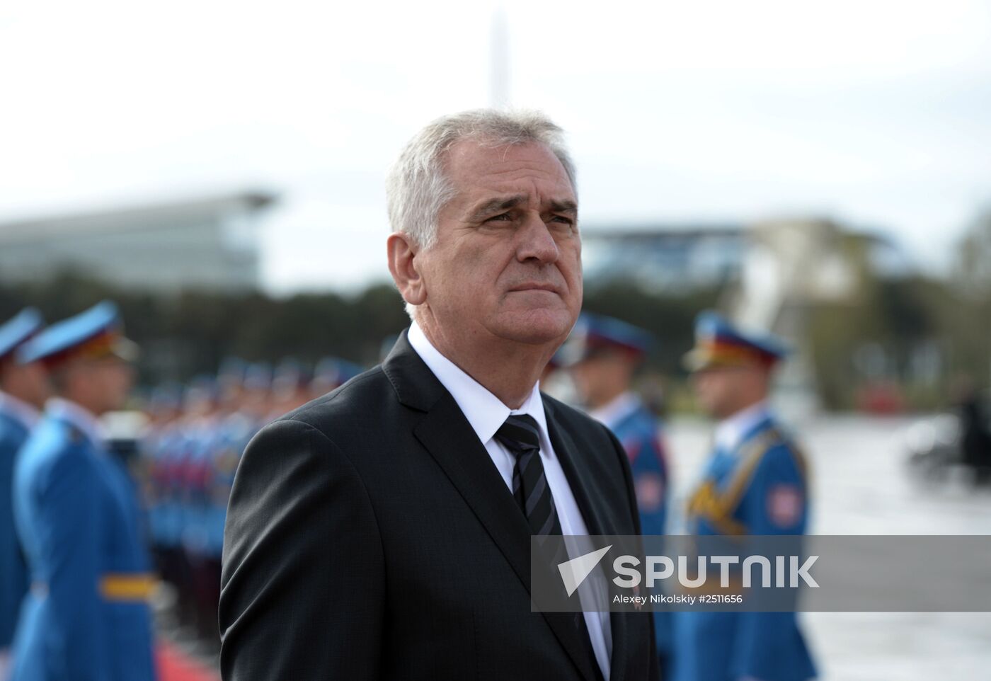 Vladimir Putin visits Serbia