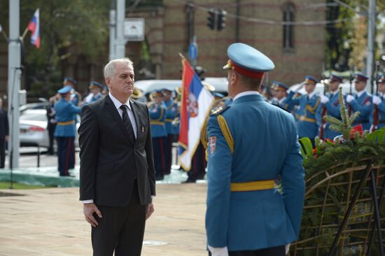 Vladimir Putin visits Serbia
